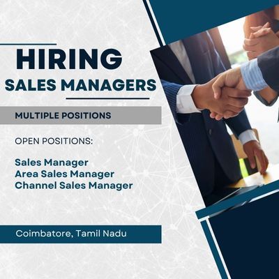 Hiring Managers Sales - Coimbatore 